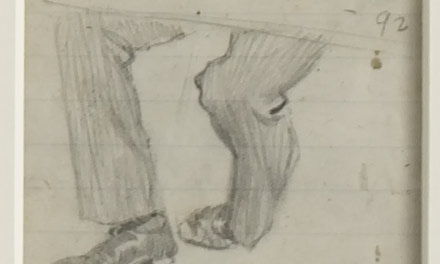 12 Small Sketches - Legs Under a Table