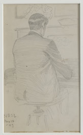 12 Small Sketches - Man Playing Piano