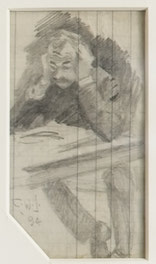 12 Small Sketches - Man Reading