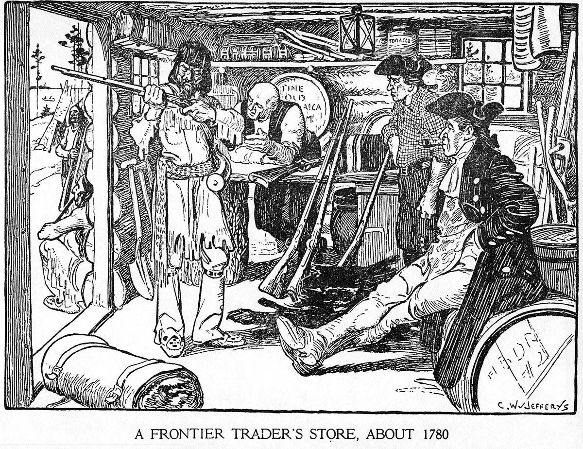 A Frontier Trader's Store, About 1780