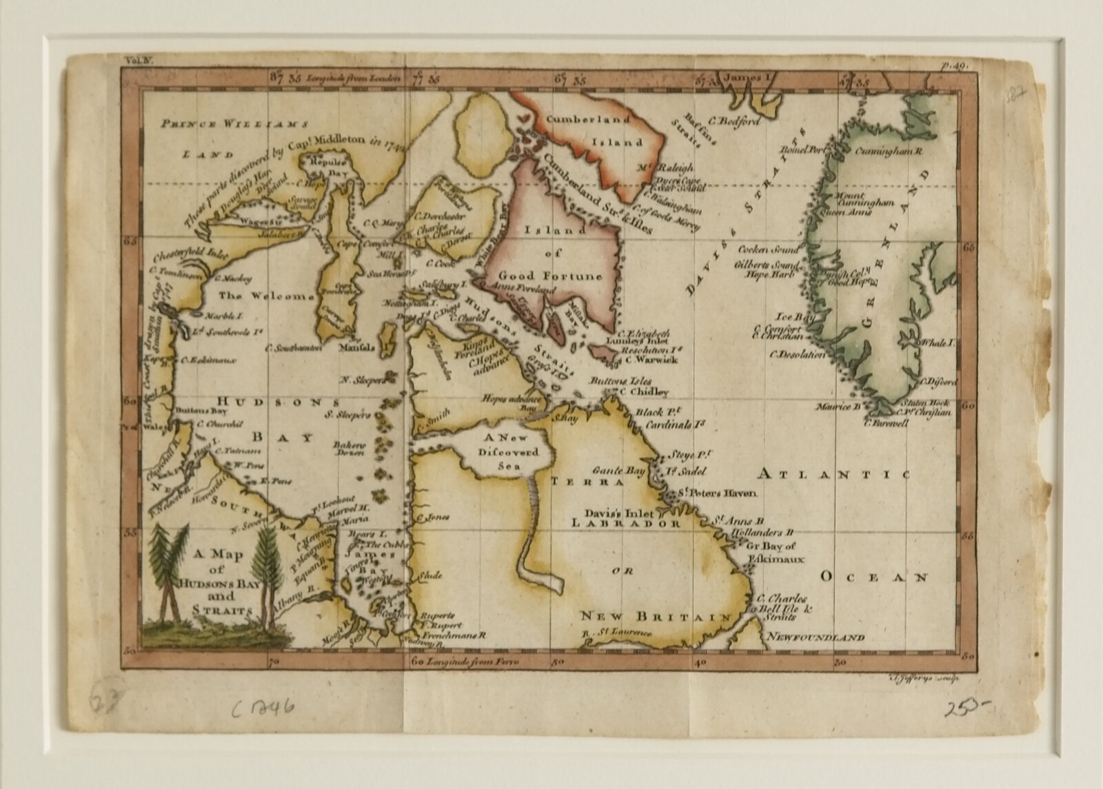 A Map of Hudsons Bay and Straits 1756