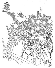 A Political Meeting at the Corners in 1837