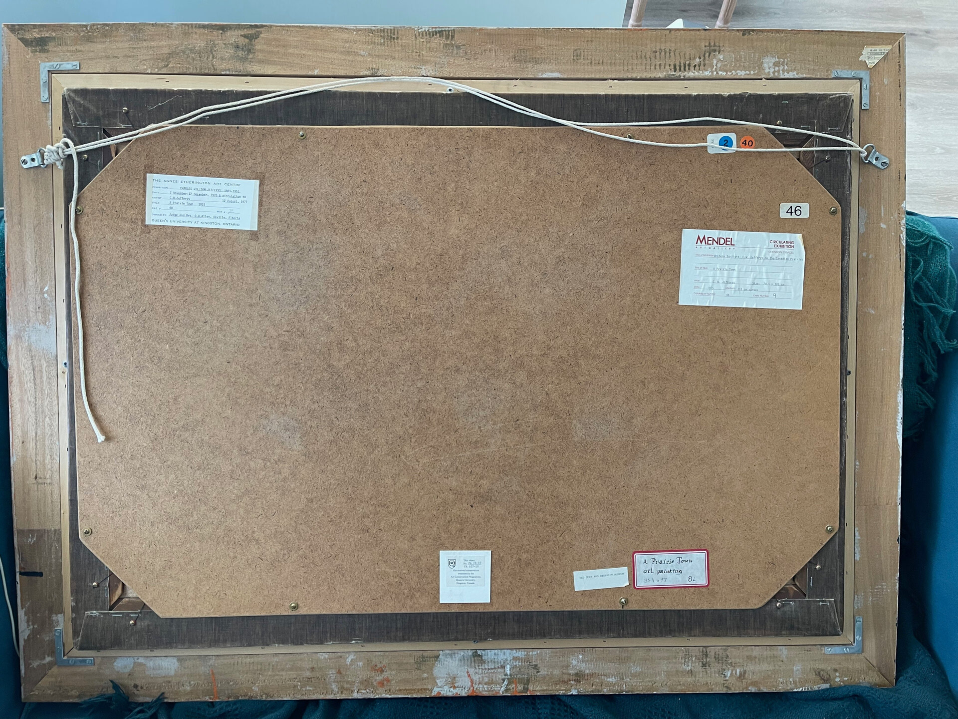 A Prairie Town - Verso