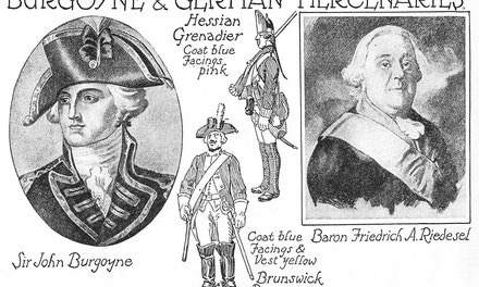 Burgoyne and German Mercenaries