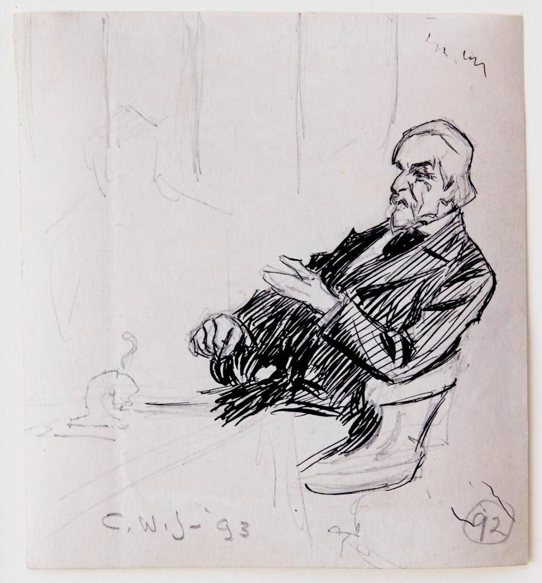 Bearded Man Seated