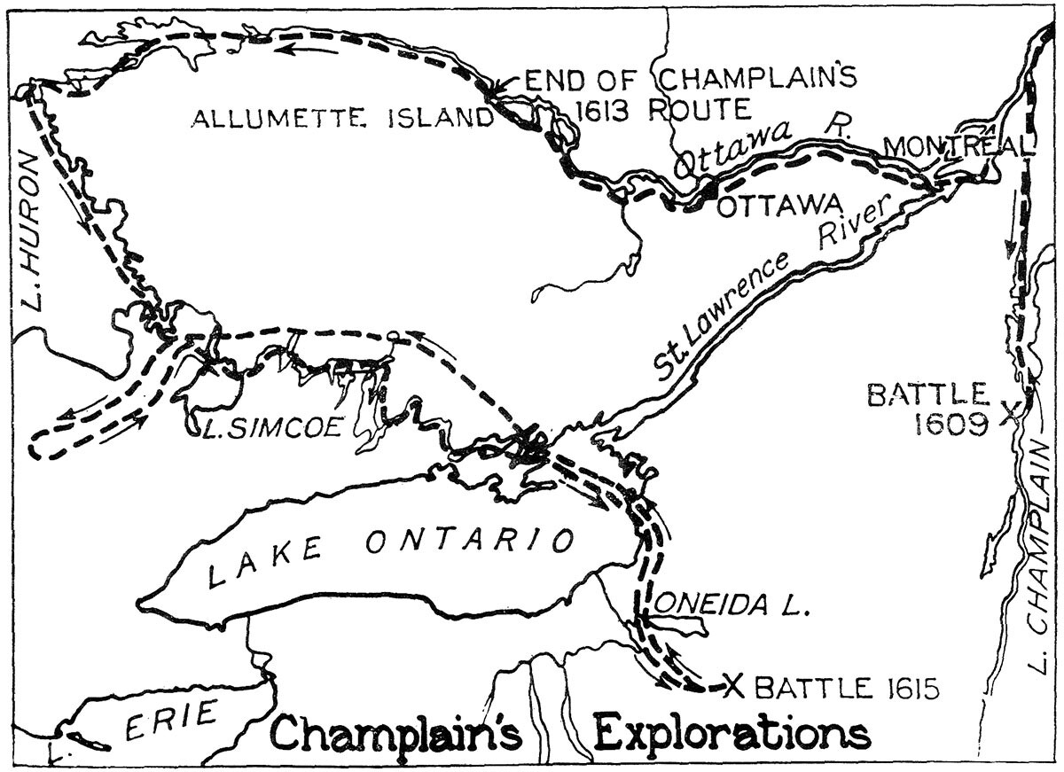 Champlain's Explorations