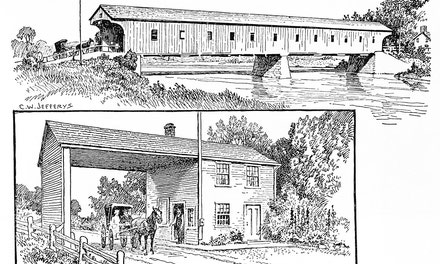 Covered Bridge And Toll Gate