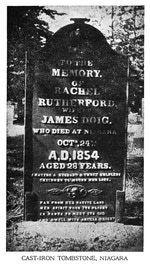 Cast-iron Tombstone