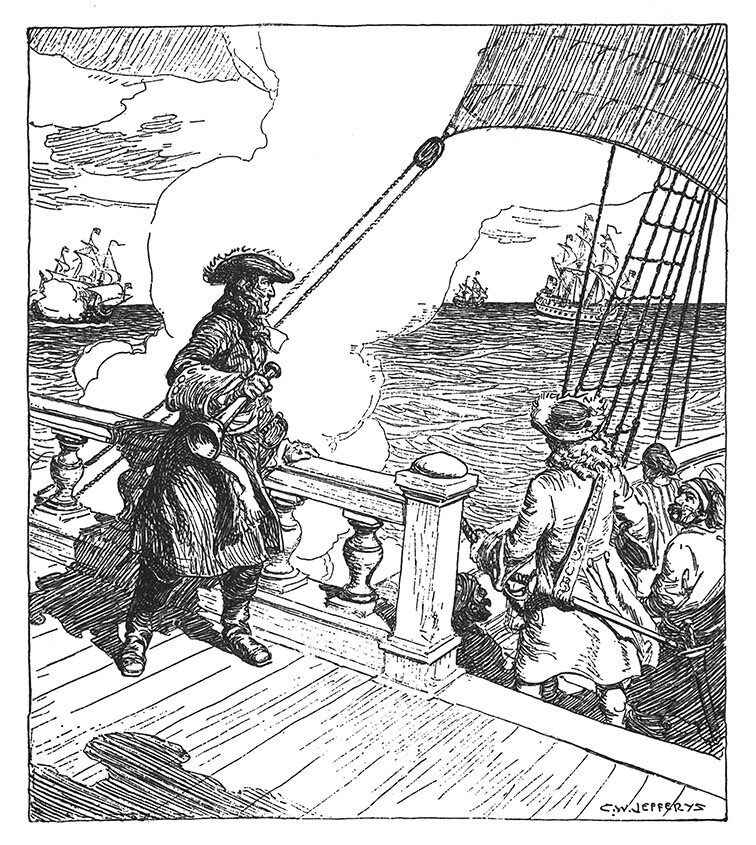 D'Iberville's Defeat of the English Ships