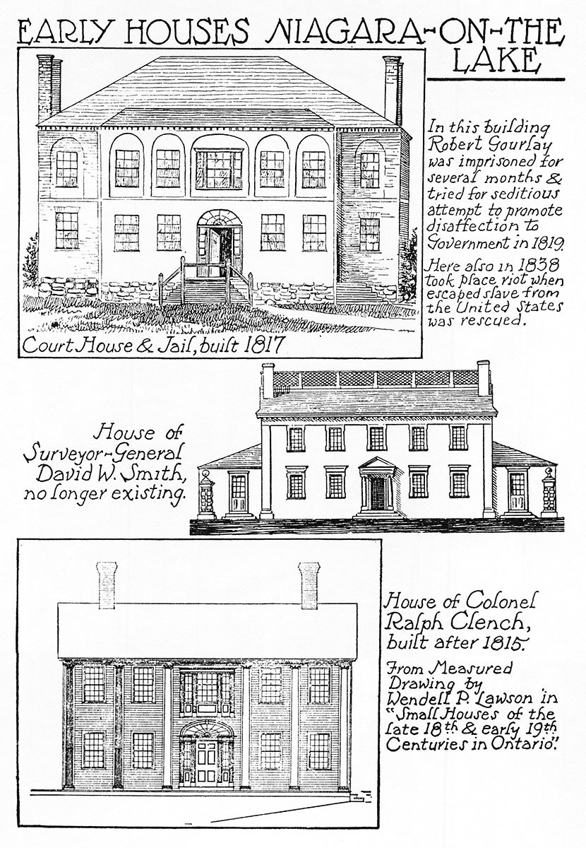 Early Houses, Niagara-on-the-lake