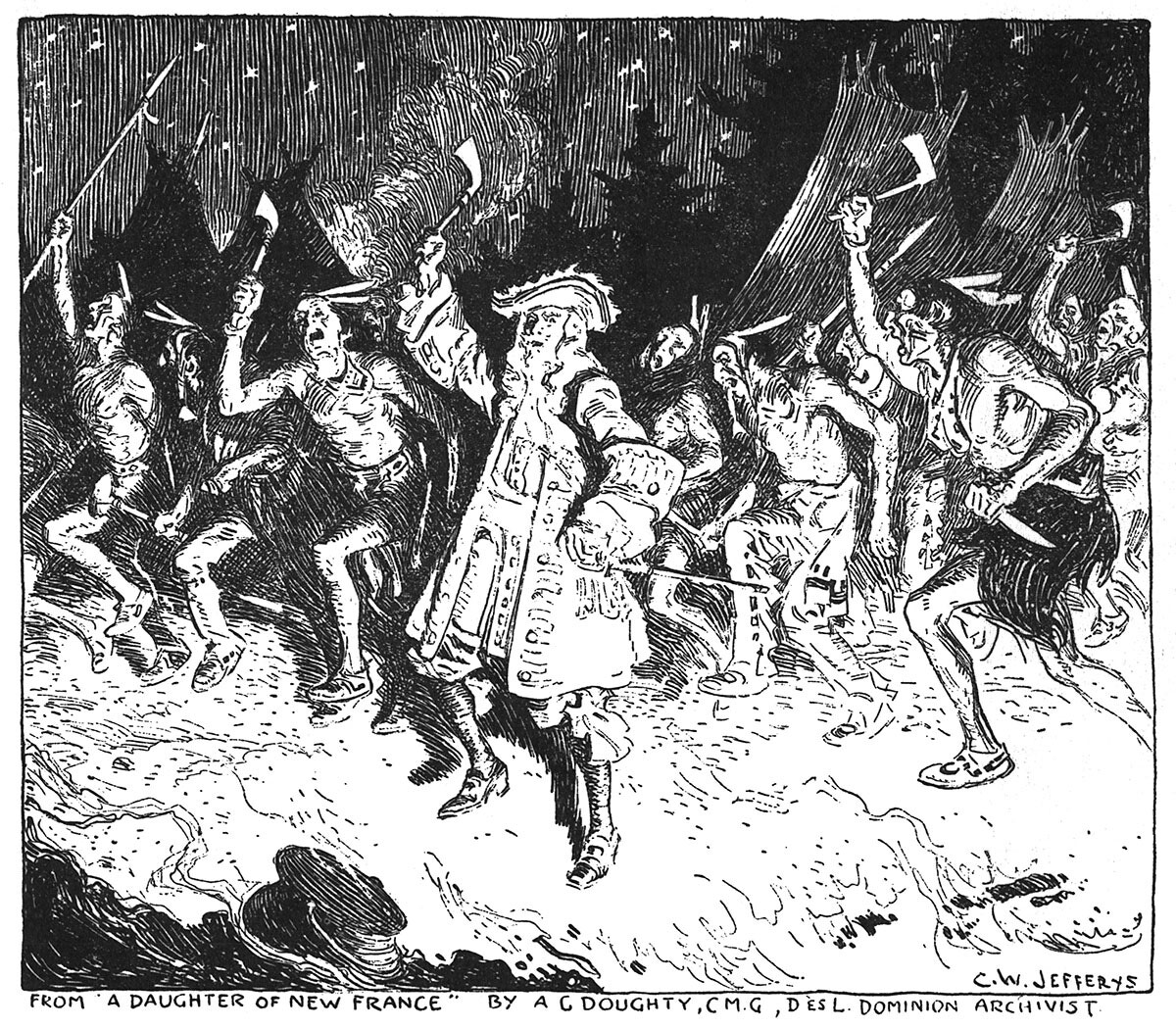 Frontenac Joins in the War Dance