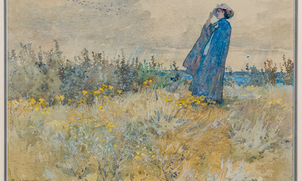 Untitled [Clara Jefferys at Last Mountain Lake, Saskatchewan] 1912