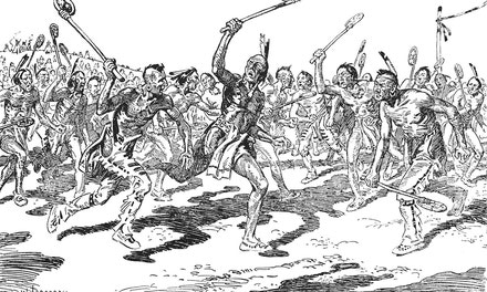 Indians Playing Lacrosse