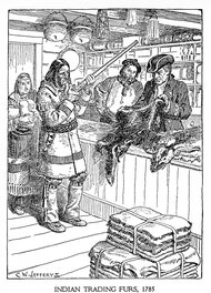 Indian Trading Furs, 1785
