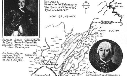 Isthmus of Chignecto. Delery. Boishebert