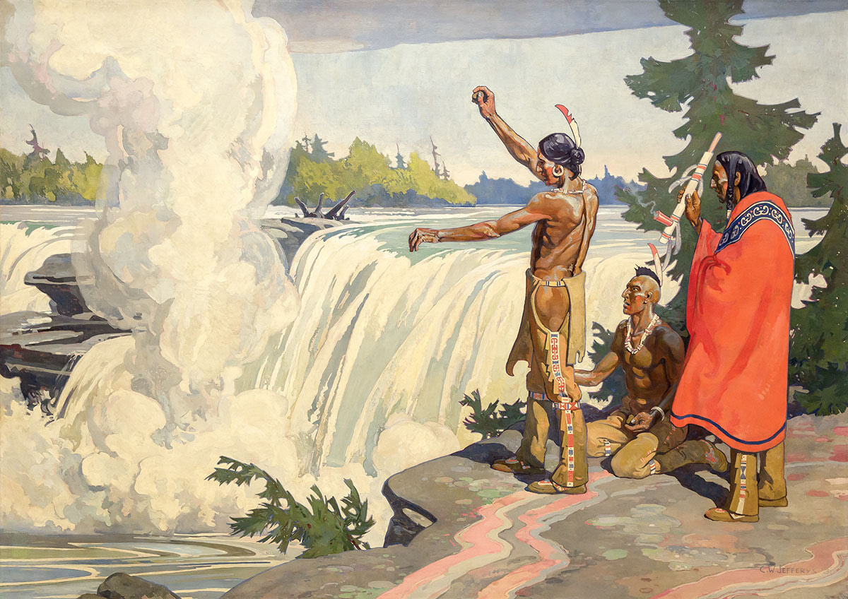 Indians Paying Homage to the Spirit of Chaudiere