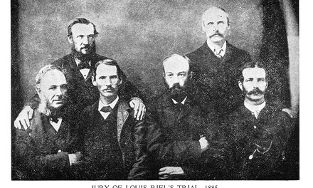 Jury of Louis Riel's Trial, 1885