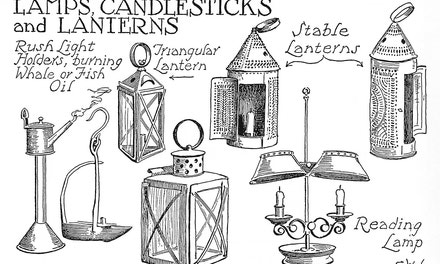 Lamps, Candlesticks And Lanterns