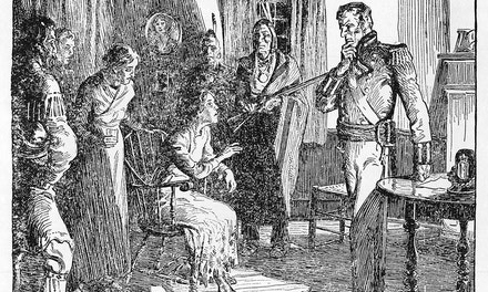 Laura Secord Tells Her Story To Fitzgibbon, 1813