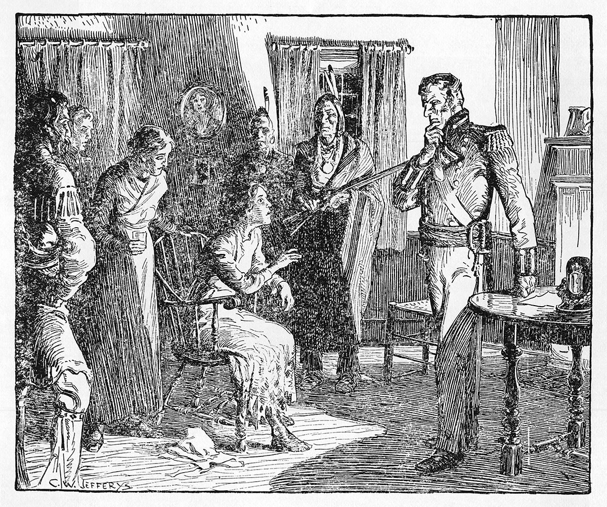 Laura Secord Tells Her Story To Fitzgibbon, 1813