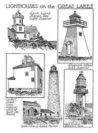 Lighthouses on the Great Lakes
