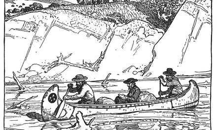 Marquette and Joliet on the Mississippi