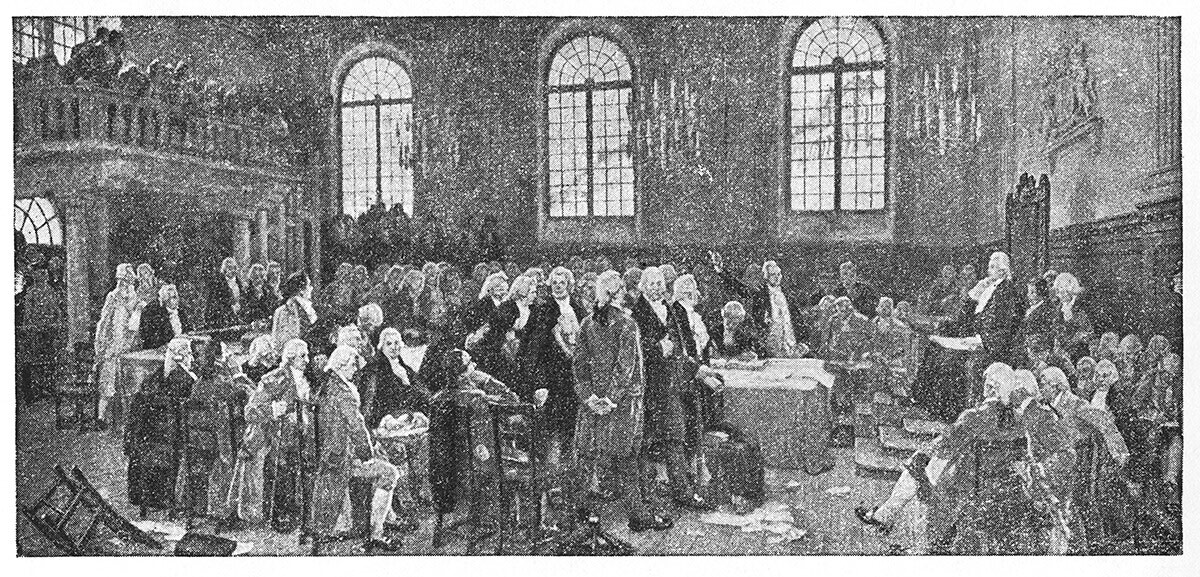 Meeting of the First Legislative Assembly of Lower Canada, 1792