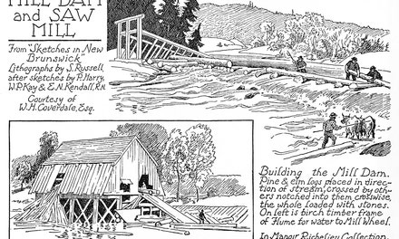 Mill Dam And Saw Mill