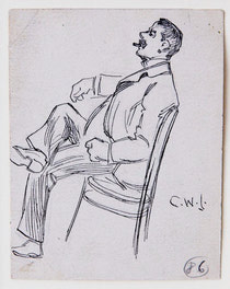 Man Seated on Chair