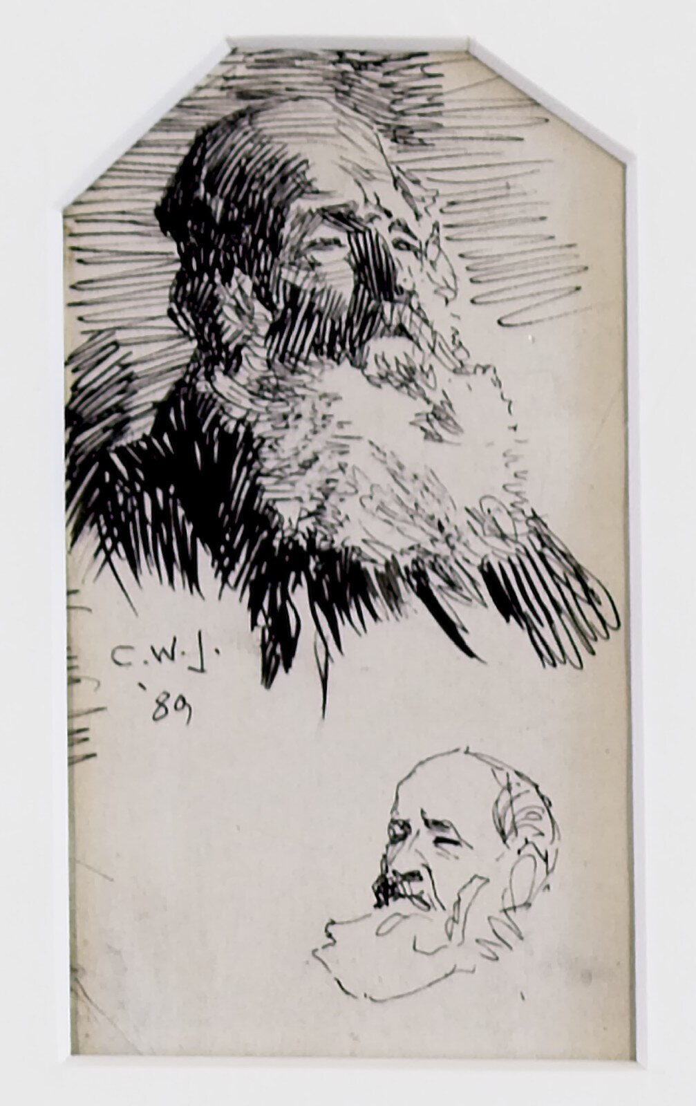 Man With Beard (two views)