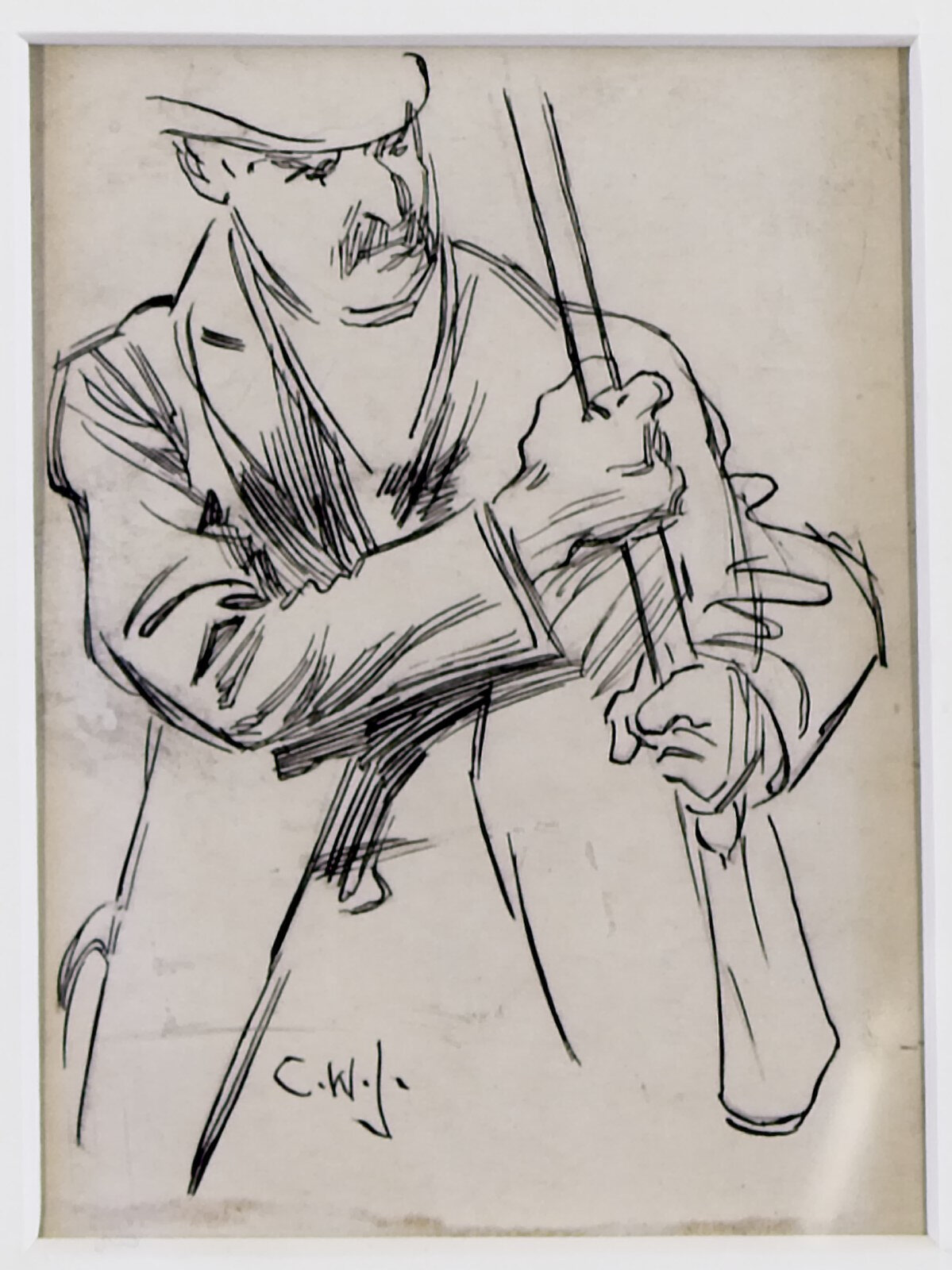 Man With Stick