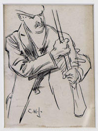 Man With Stick