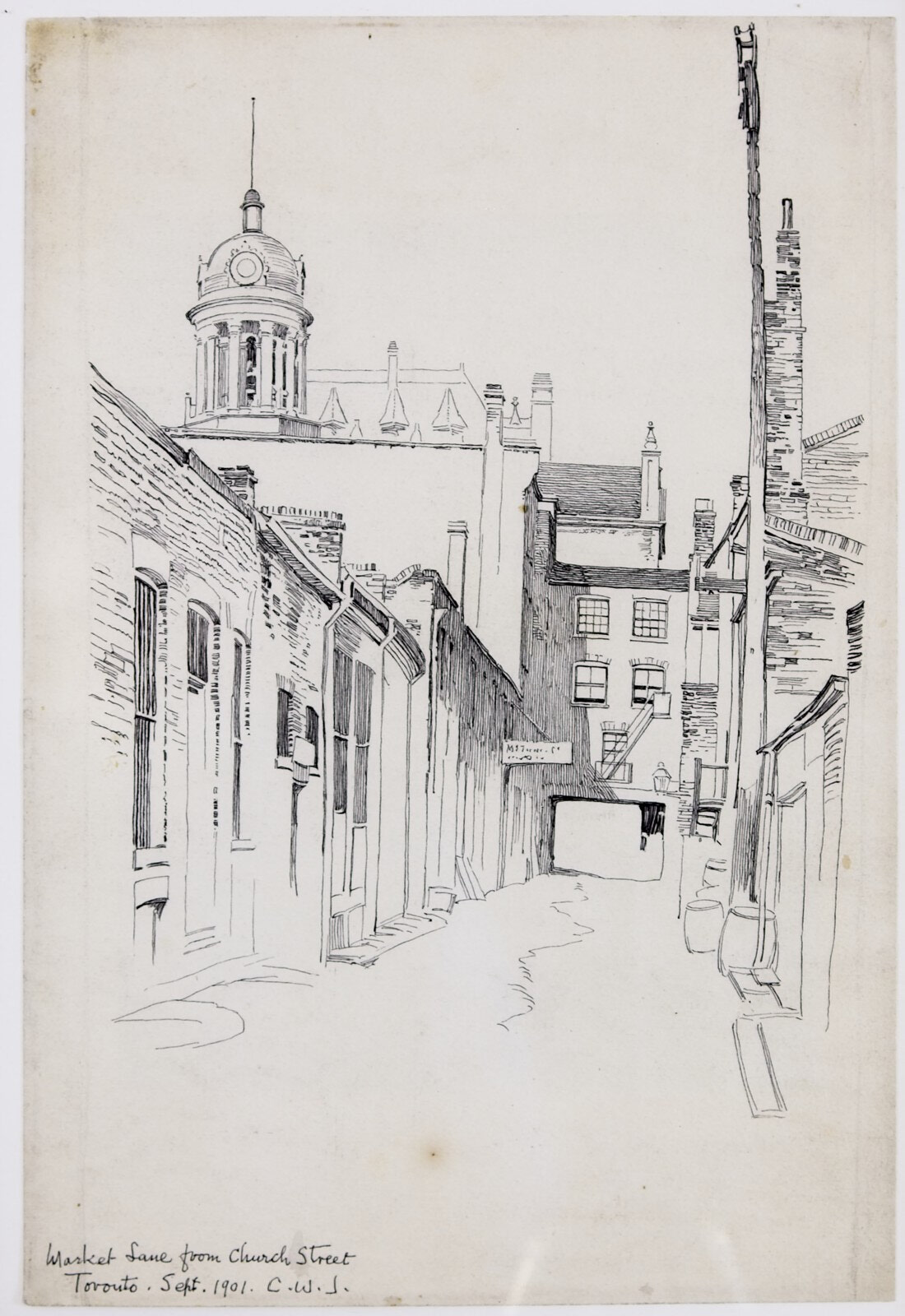 Market Lane from Church Street Toronto