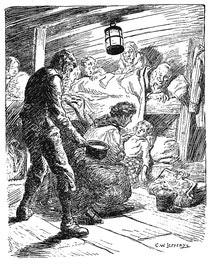 On Board an Immigrant Ship in the Thirties