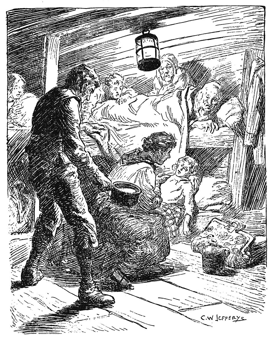 On Board an Immigrant Ship in the Thirties