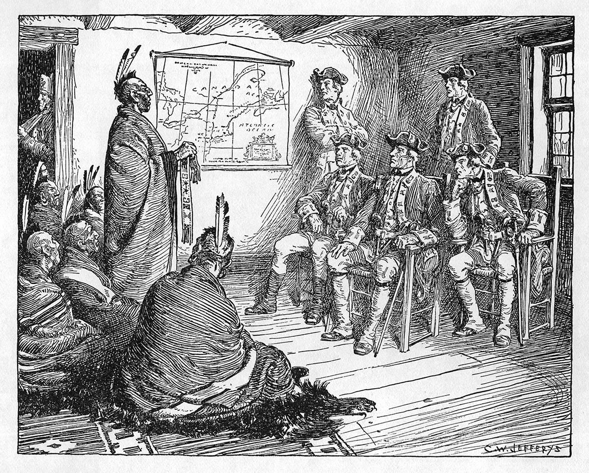 Pontiac's Meeting With Gladwyn at Detroit, 1763