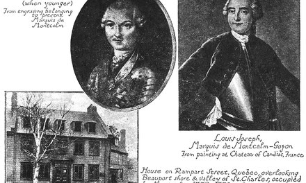 Portraits of Montcalm. House on Rampart Street, Quebec