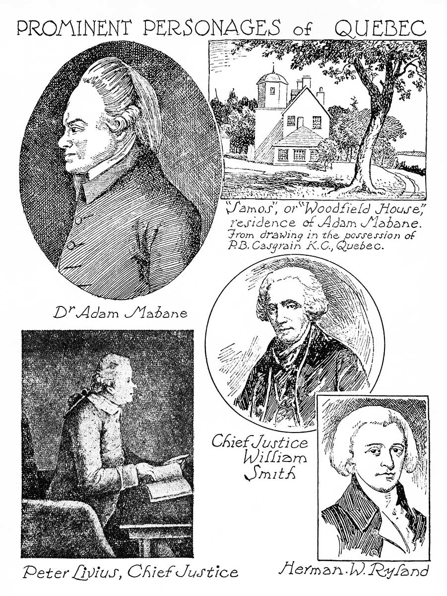 Prominent Personages of Quebec