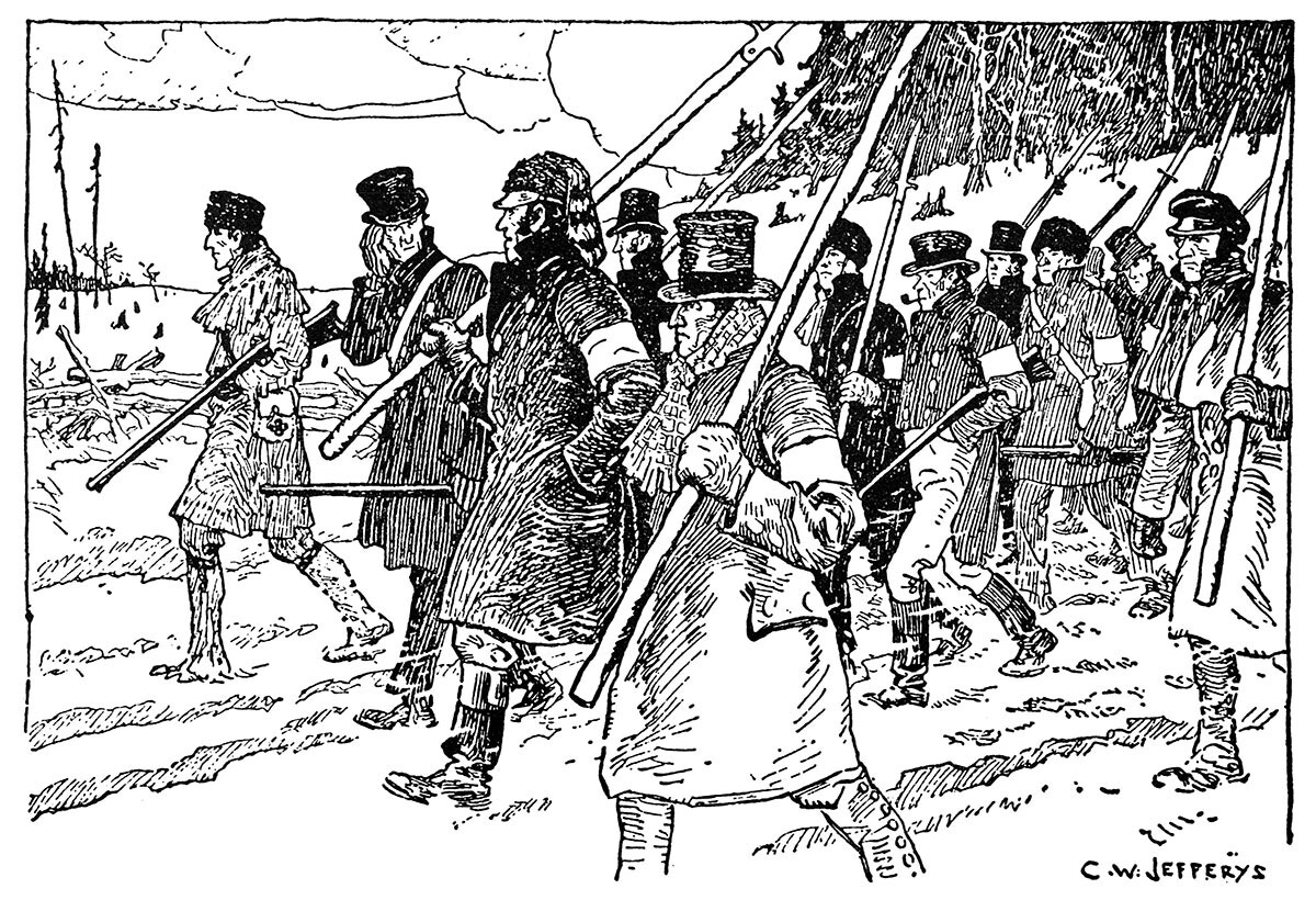 Rebels Marching Down Yonge Street