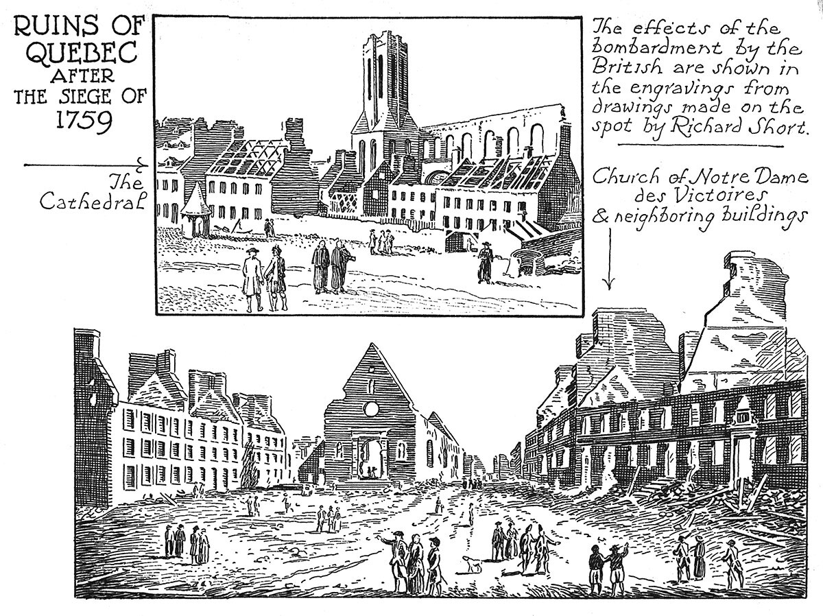 Ruins of Quebec After the Siege
