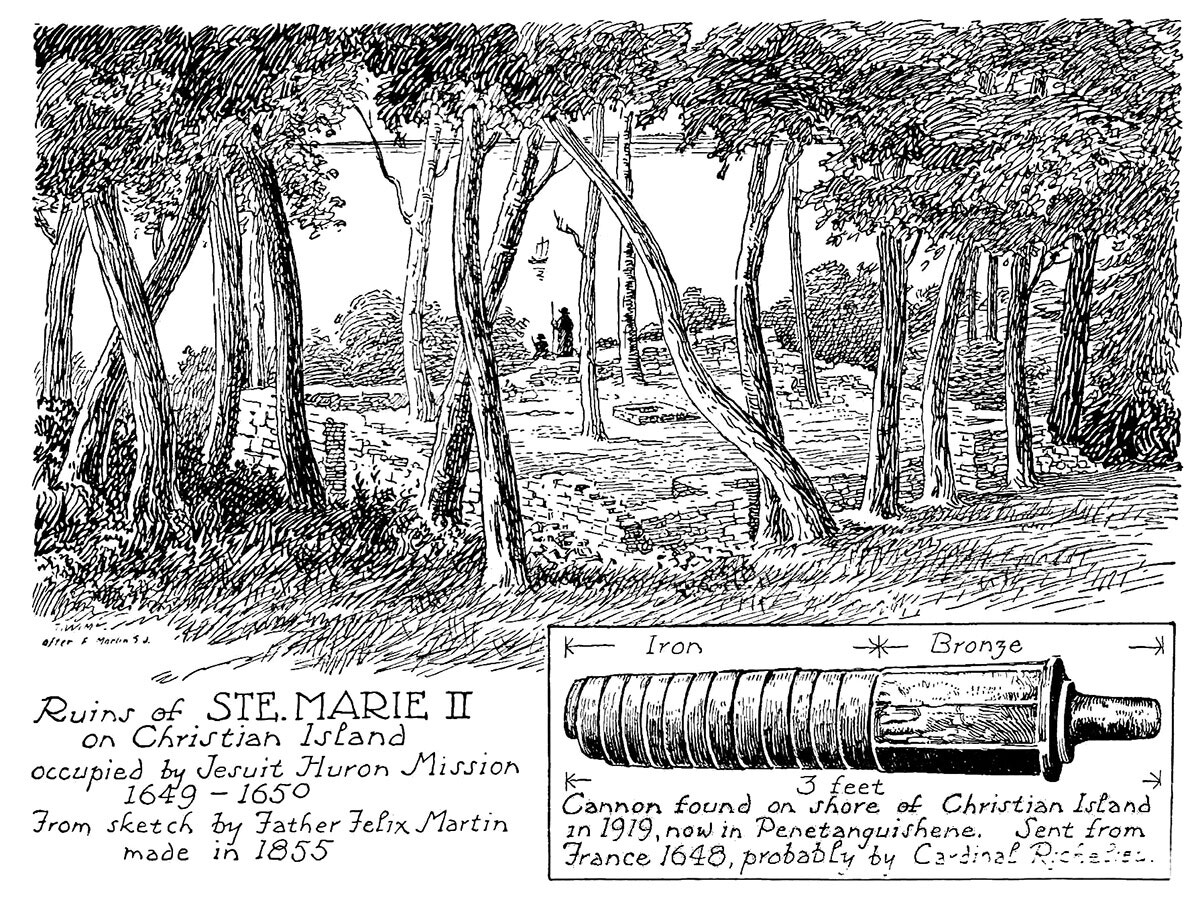 Ruins of Fort Ste. Marie II