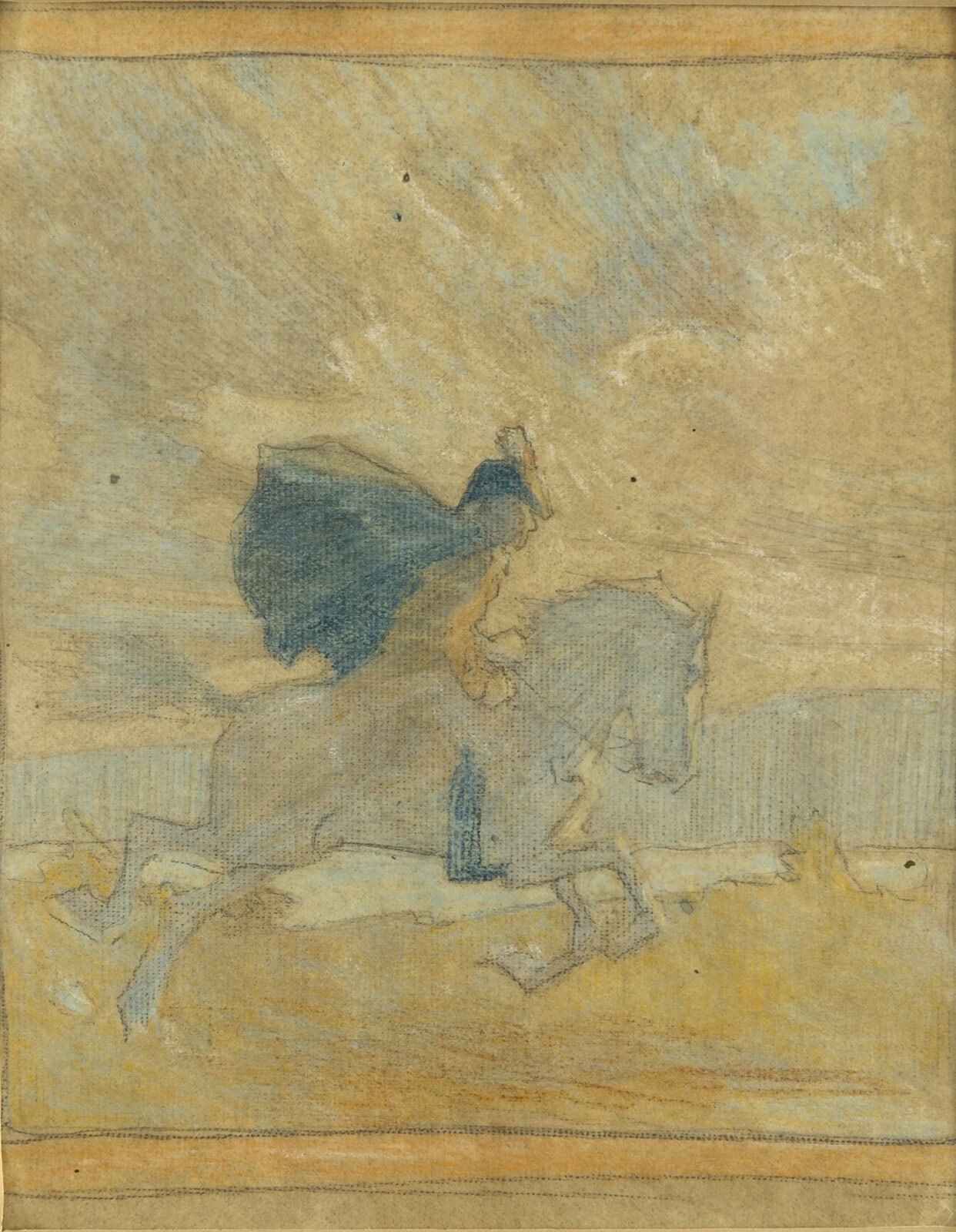 Study for Brock's Ride to Queenston