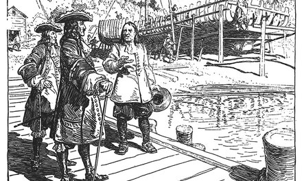 Talon Inspecting Ship-Building at Quebec