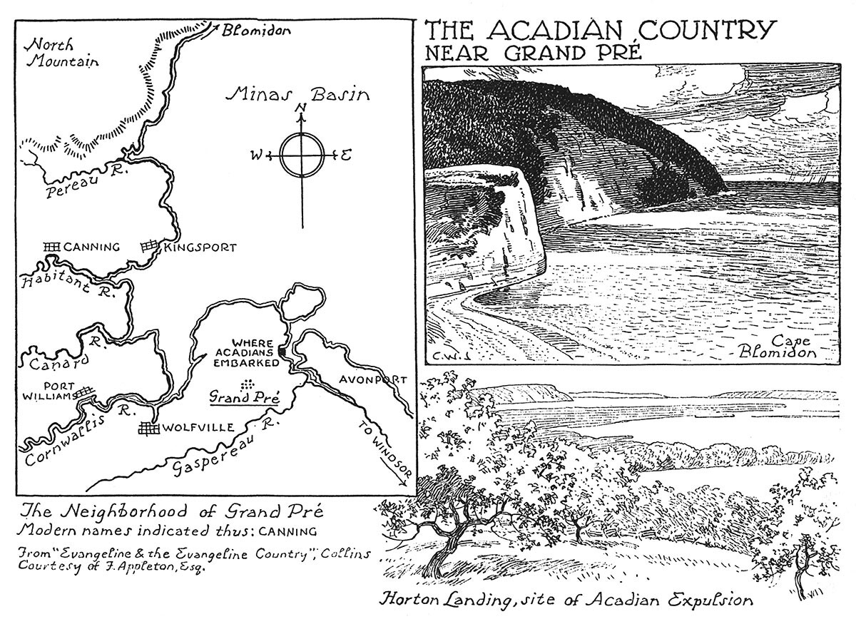The Acadian Country, Near Grand Pre