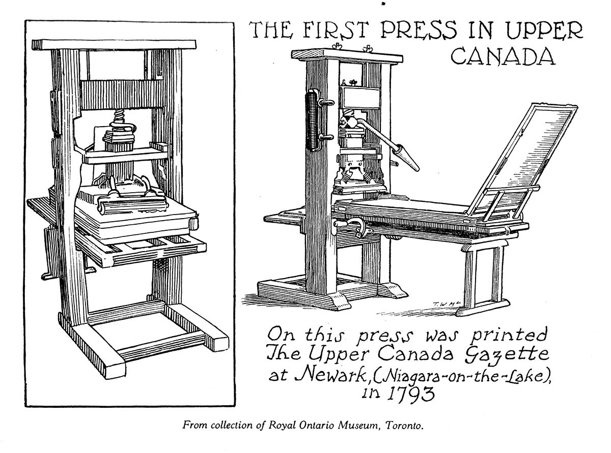 The First Press in Upper Canada