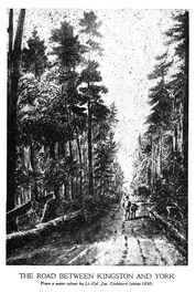 The Road Between Kingston and York