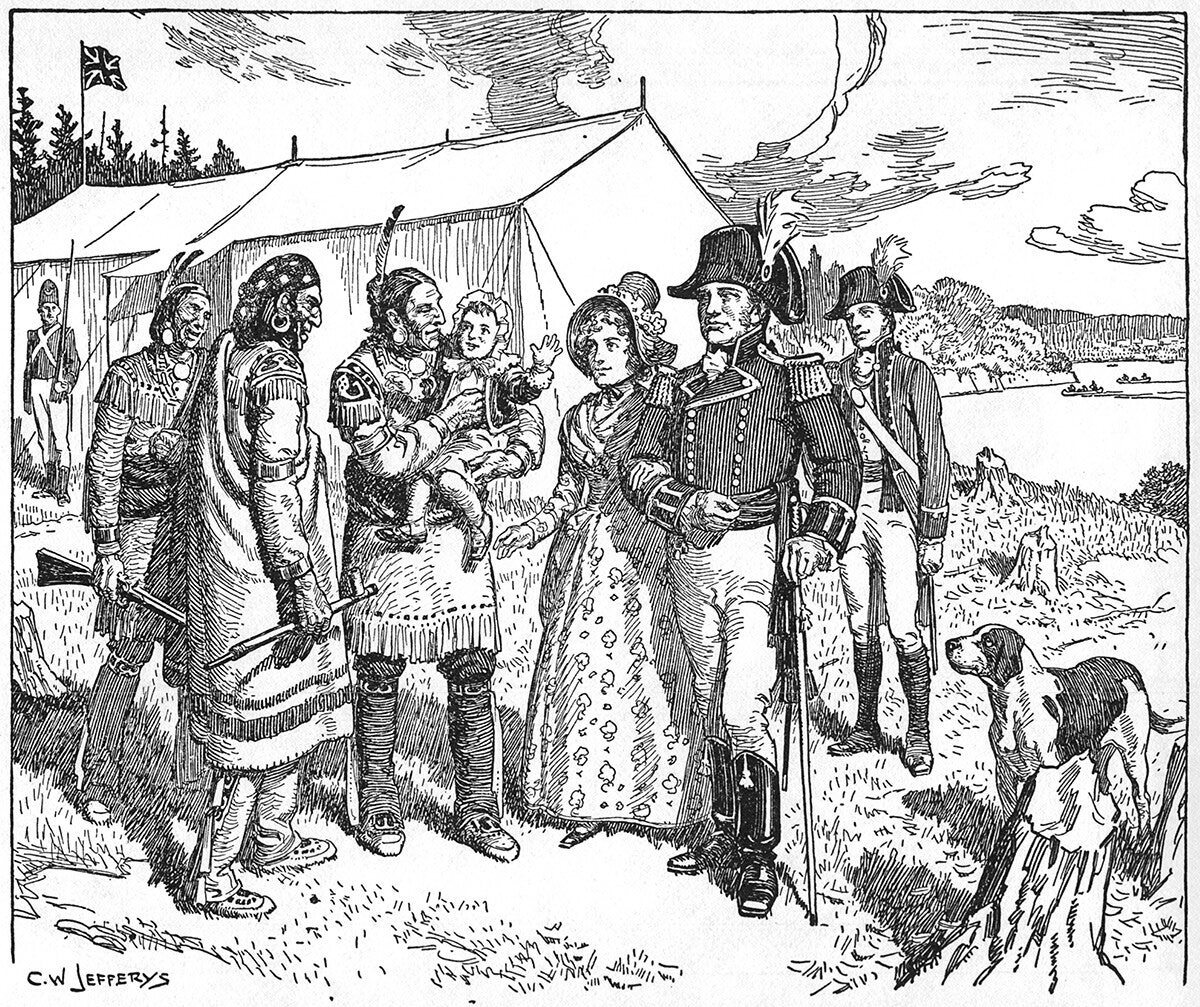 The Simcoe Family At York, 1793