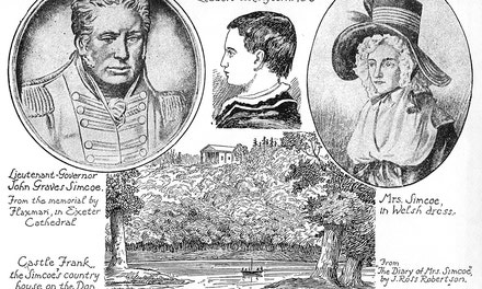 The Simcoes and Castle Frank