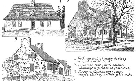 Typical Early Quebec Houses