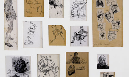 Thirteen small sketches
